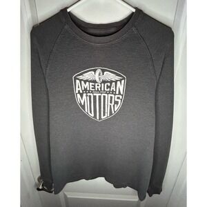 Vintage Y2k Roebuck & Co. American Motors Graphic Long Sleeve Thermal T-Shirt